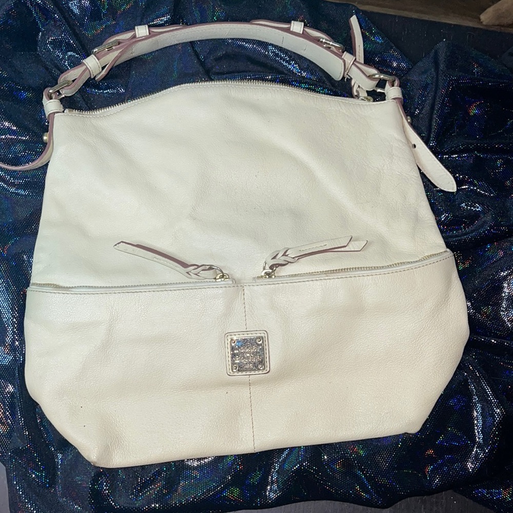 Dooney & Bourke Cream Shoulder Purse
